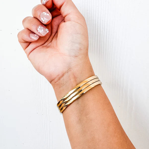 There is Always Hope Gold Filled Open Clasp Bracelet
