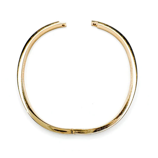 Find Your Strength Gold Filled Open Clasp Bracelet