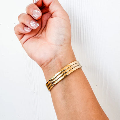 There is Always Hope Gold Filled Open Clasp Bracelet