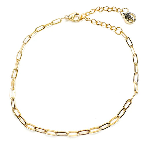 Dainty Paperclip Bracelet