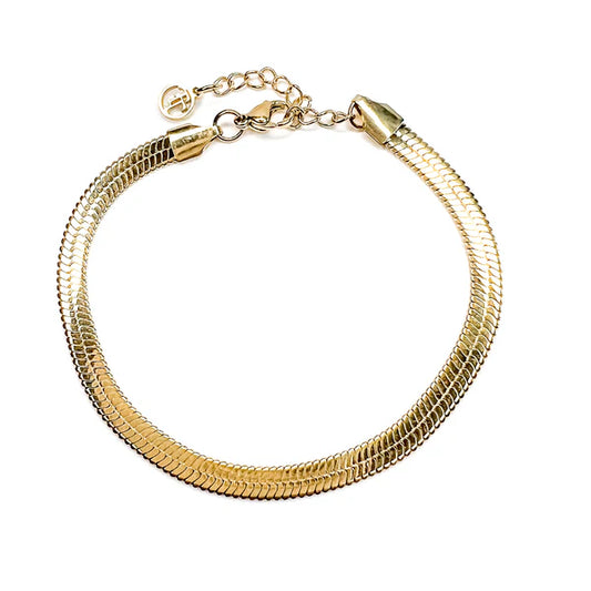 Herringbone Snake Chain Bracelet
